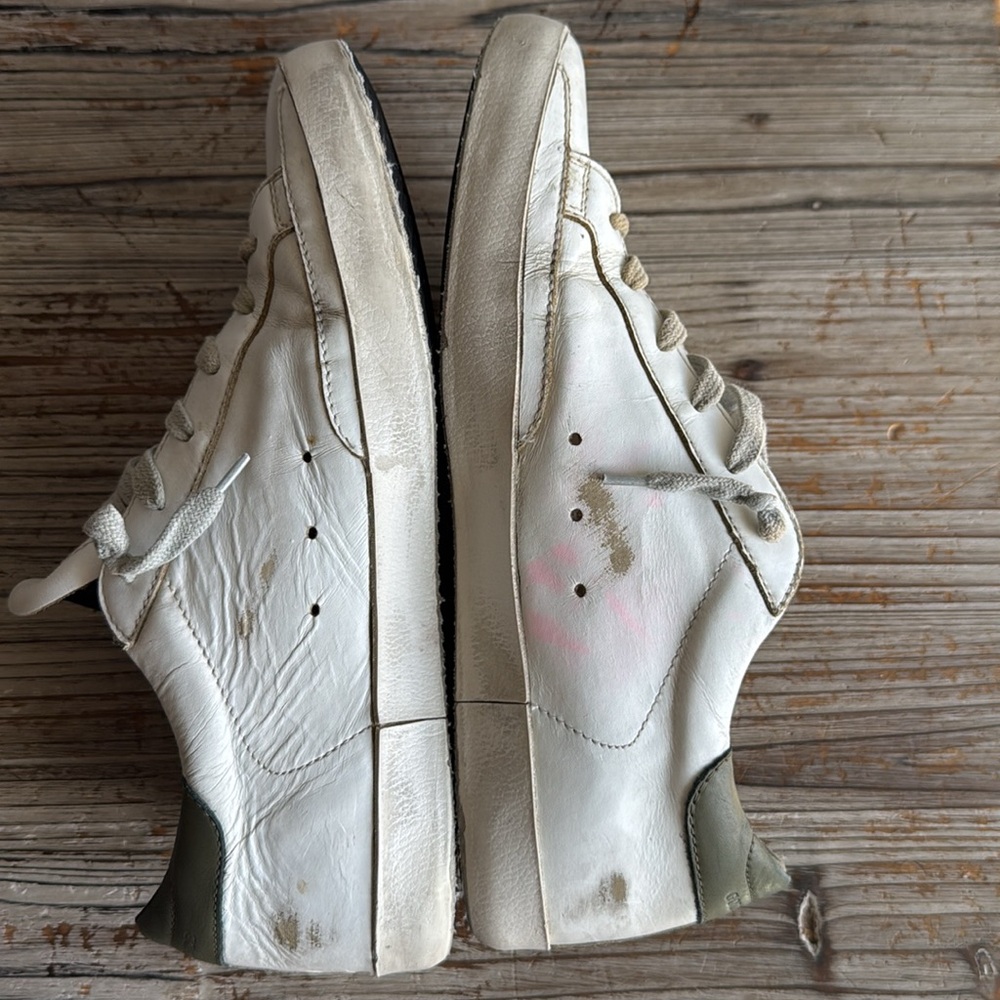 Golden Goose Green With Grey Glitter Star Size 41 - Picture 13 of 13